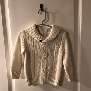 Crazy 8 Boys Patterned Shawl Collar Sweater